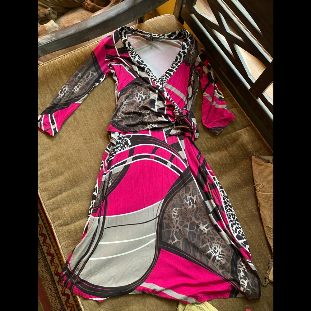 Lynn Ritchie wrap dress S